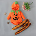 nfant Baby Girl Boy Halloween Costumes Outfit Pumpkin Hooded Romper Footed Pants Leggings Fancy Clothes