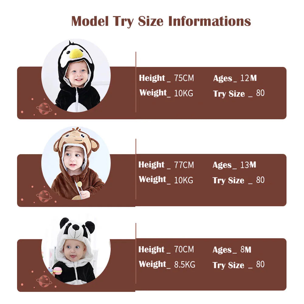 Halloween Dinosaur Winter Baby Romper Kigurumi Costume Flannel Hooded Bodysuit Pajamas Animal Overall Jumpsuit For Girl Boy 0-4T