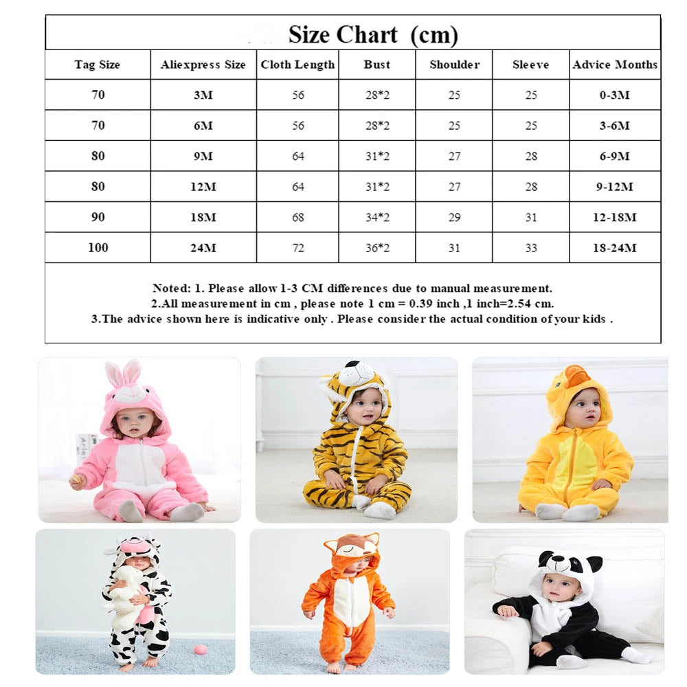 Halloween Dinosaur Winter Baby Romper Kigurumi Costume Flannel Hooded Bodysuit Pajamas Animal Overall Jumpsuit For Girl Boy 0-4T